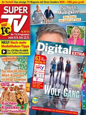 Zeitschrift Super TV (mit „nur digital”) Abo