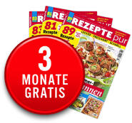 Zeitschrift Rezepte pur 3 Monate gratis im Abo lesen