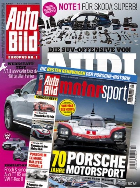 Autobild + Auto Bild Motorsport Abo im Miniabo beim Lorenz Leserservice