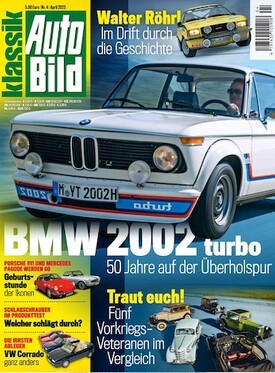 Druckausgabe der Autobild klassik Ausgabe Januar 2023 Auto Höpel