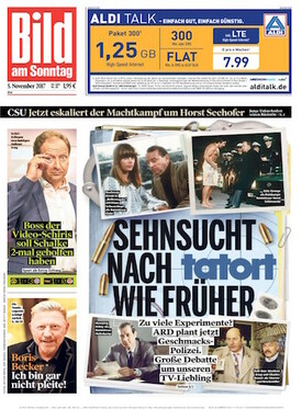 Bild am Sonntag Abo - hier günstig und sicher abonnieren