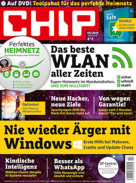 Zeitschrift Chip mit DVD Abo