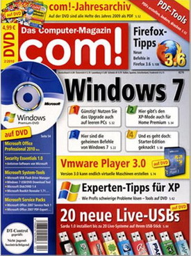Zeitschrift Com! mit DVD Abo