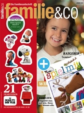 Zeitschrift Familie & Co + spiel mit Abo