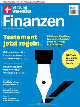 Zeitschrift Finanztest Abo