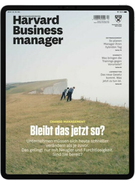 Zeitschrift Harvard Business Manager Digital E-Paper Abo