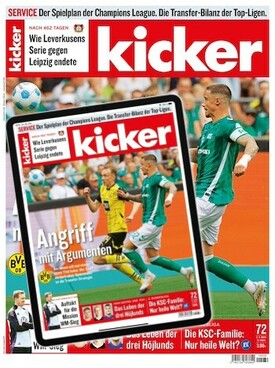 Zeitschrift kicker Print + eMagazine plus Abo