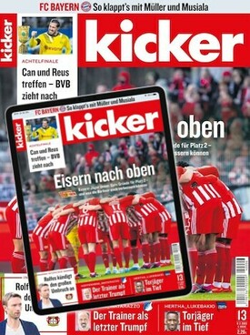 Zeitschrift kicker Print + eMagazine plus Abo