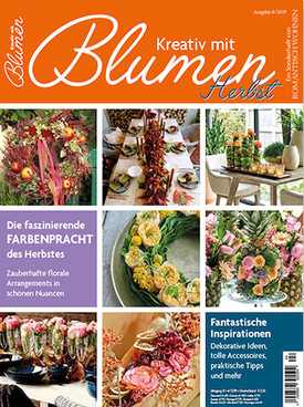 Zeitschrift Kreativ mit Blumen Abo