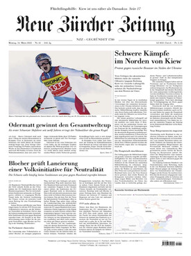 Zeitschrift NZZ Digital Plus Abo