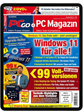 Zeitschrift PCgo+PC Magazin E-Paper Abo