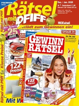 Zeitschrift Rätsel mit Pfiff + Gewinnrätsel Abo