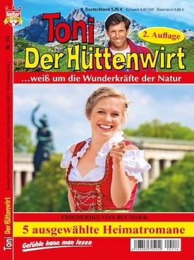 Zeitschrift Toni der Hüttenwirt 5 Romane Abo
